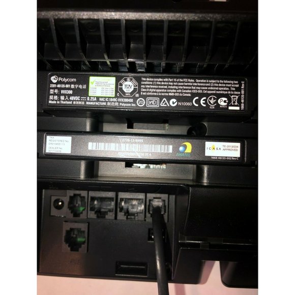 Polycom VVX 300 Phone Power Cord Handset Coiled Cord 6-Line HD Voice - Picture 4 of 4